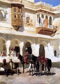 Partiendo a la caza El árabe Edwin Lord Weeks Pinturas al óleo